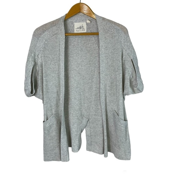 Anthropologie Angel Of The North Women’s Sweater XS Open Front Knit Cardigan - Picture 1 of 12